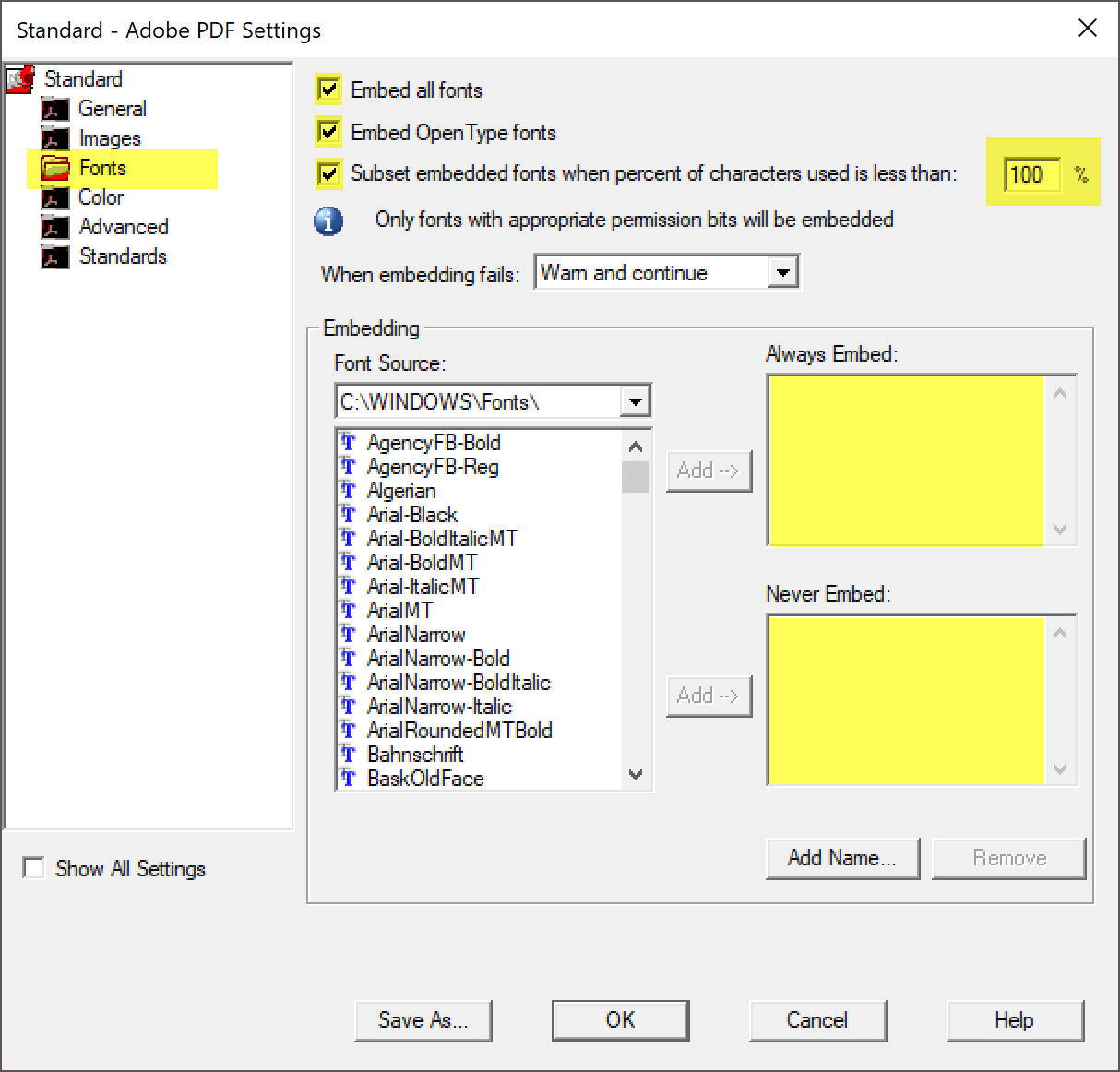 Converting Word Doc to PDF Changes Font. How to Pr